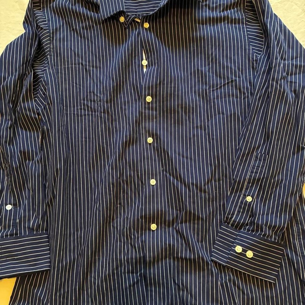 Michael Kors formal blue button up